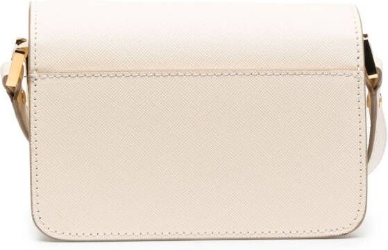 Marni Kids Leren schoudertas Beige