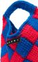 Marni Diamond Crochet Stijlvol Model Blue - Thumbnail 2