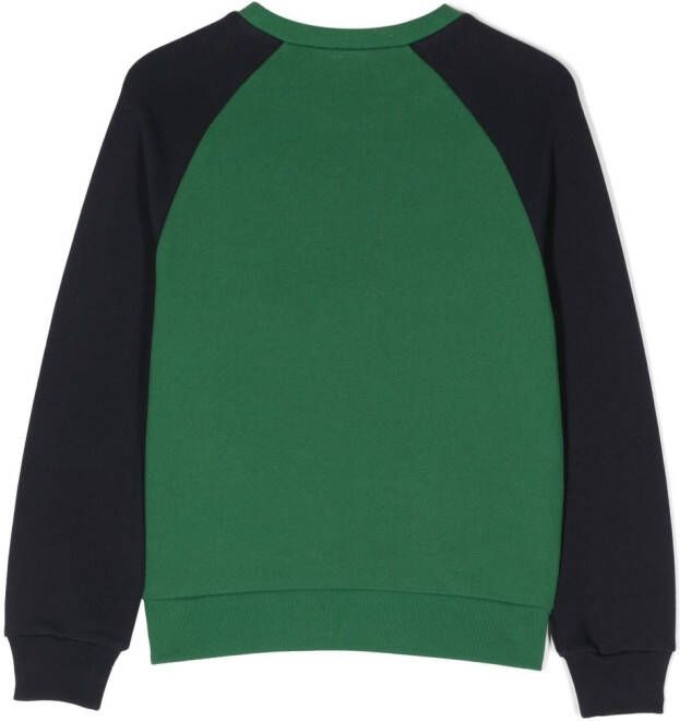 Marni Kids Sweater met colourblocking Groen