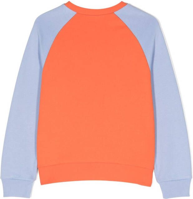 Marni Kids Sweater met colourblocking Oranje