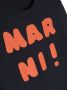 Marni Kids Sweater met logoprint Blauw - Thumbnail 3