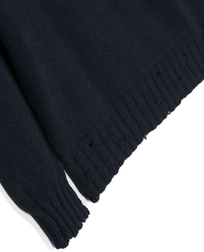Marni Kids Trui met geborduurd logo Blauw