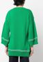 Marni Trui met intarsia logo Groen - Thumbnail 4