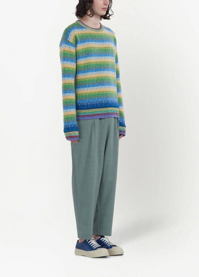 Marni Intarsia trui Blauw