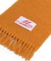 Marni Sjaal met logopatch van alpacablend Oranje - Thumbnail 2