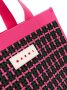 Marni Shopper met jacquard Roze - Thumbnail 3