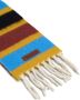 Marni Gestreepte sjaal met logo-applicatie Geel - Thumbnail 2