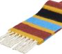 Marni Gestreepte sjaal met logo-applicatie Geel - Thumbnail 3