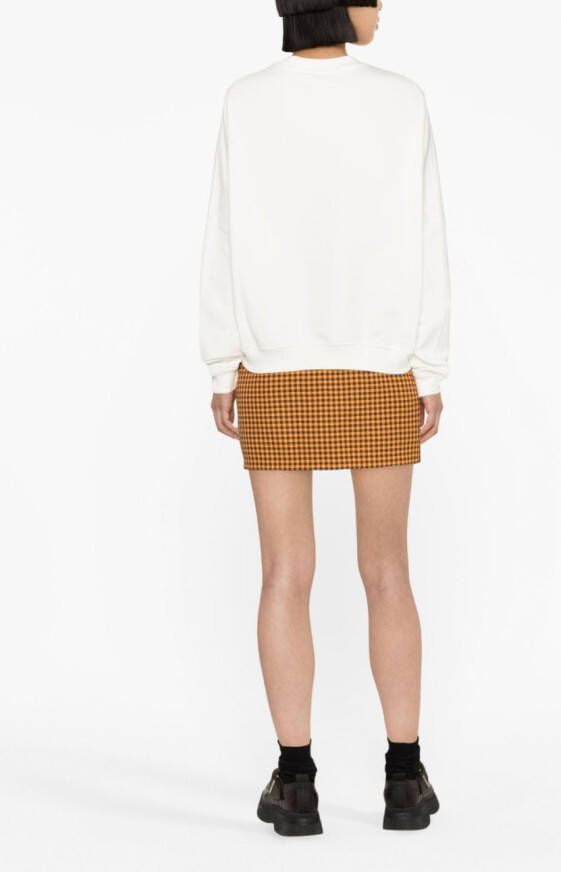 Marni Sweater met logoprint Wit