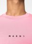 Marni T-shirt met logoprint Roze - Thumbnail 5