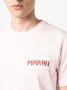 Marni T-shirt met logoprint Roze - Thumbnail 5