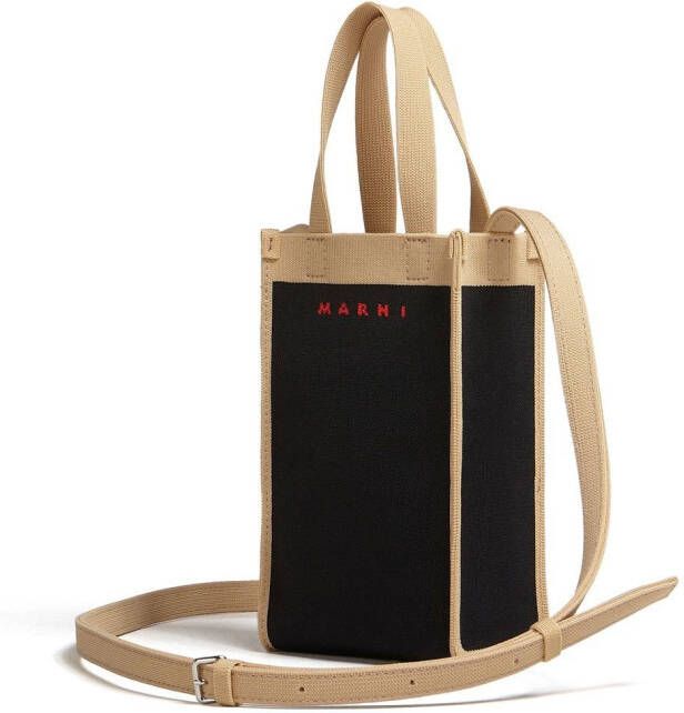 Marni Kleine shopper Zwart