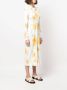 Marni Midi-jurk met bloemenprint Wit - Thumbnail 3