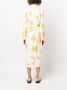 Marni Midi-jurk met bloemenprint Wit - Thumbnail 4