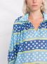 Marni Midi-jurk met stippen Blauw - Thumbnail 3