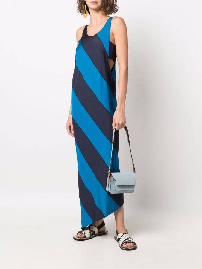 Marni Mouwloze jurk Blauw