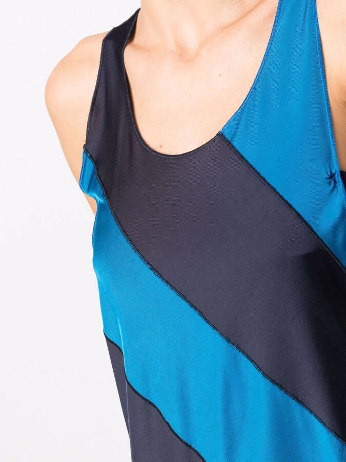 Marni Mouwloze jurk Blauw