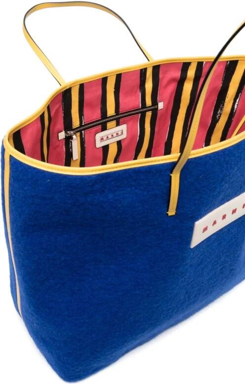 Marni Omkeerbare shopper Blauw