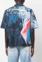 Marni Overhemd met abstracte print Blauw - Thumbnail 4