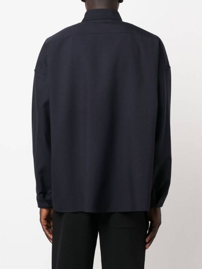 Marni Overhemd met logo Blauw