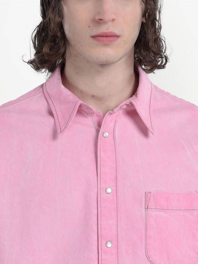 Marni Overhemd met opgestikte zak Roze
