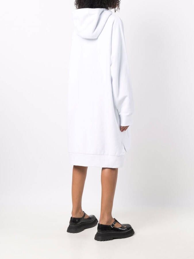 Marni Oversized hoodie-jurk Wit