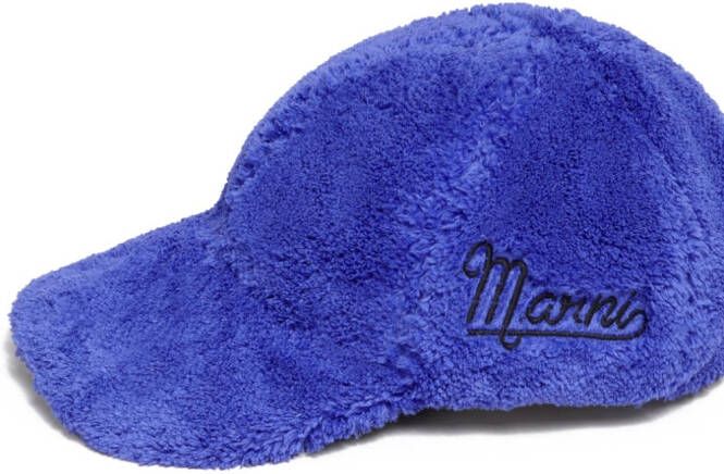Marni Pet met geborduurd logo Blauw