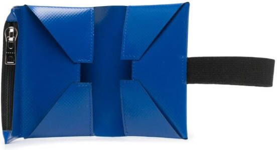 Marni Portemonee met logoprint Blauw
