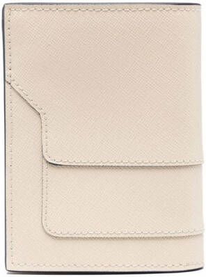 Marni Portemonnee met logo Beige
