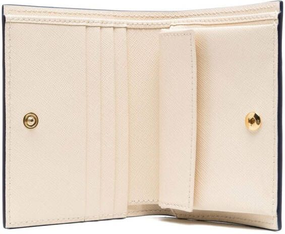 Marni Portemonnee met logo Beige