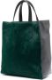 Marni Leren shopper Groen - Thumbnail 3