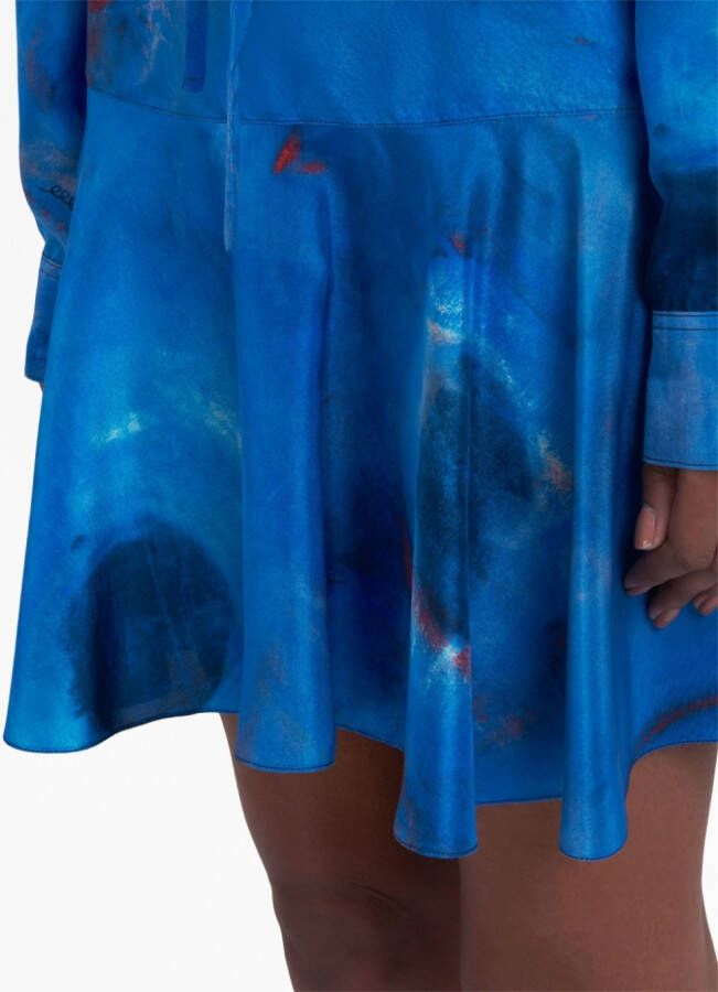 Marni Rok met abstracte print Blauw
