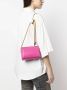 Marni Leren schoudertas Roze - Thumbnail 2