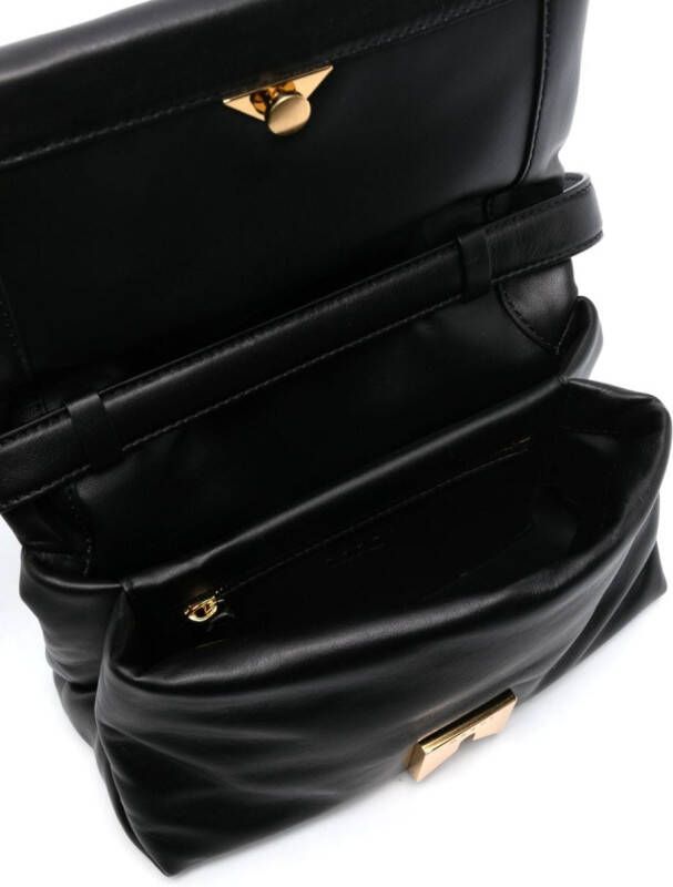 Marni Prisma gewatteerde crossbodytas Zwart