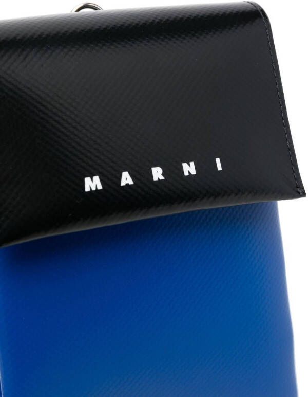 Marni Schoudertas met colourblocking Blauw