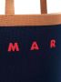 Marni Shopper met logo Blauw - Thumbnail 3