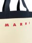 Marni Shopper met logo-jacquard Bruin - Thumbnail 4