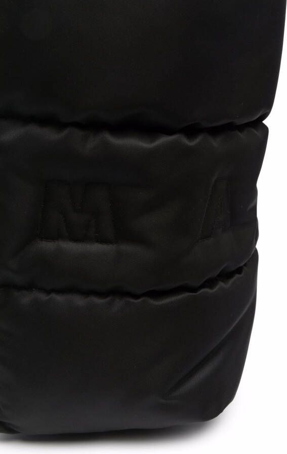 Marni Shopper met logo-reliëf Zwart