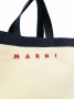 Marni Shopper met logoprint Beige - Thumbnail 6