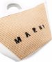 Marni Tropicalia kleine shopper Beige - Thumbnail 4