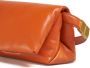 Marni Leren schoudertas Oranje - Thumbnail 5