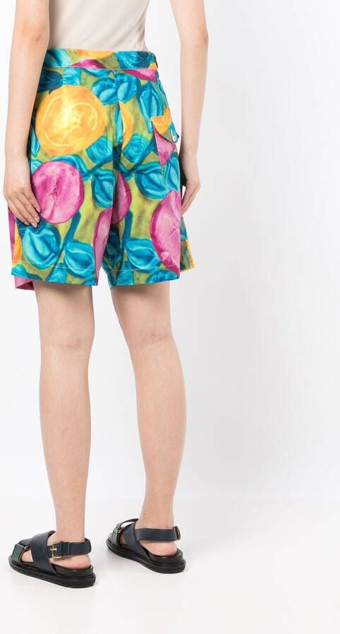 Marni Shorts met bloemenprint Veelkleurig