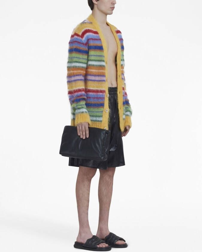 Marni Shorts van imitatieleer Zwart
