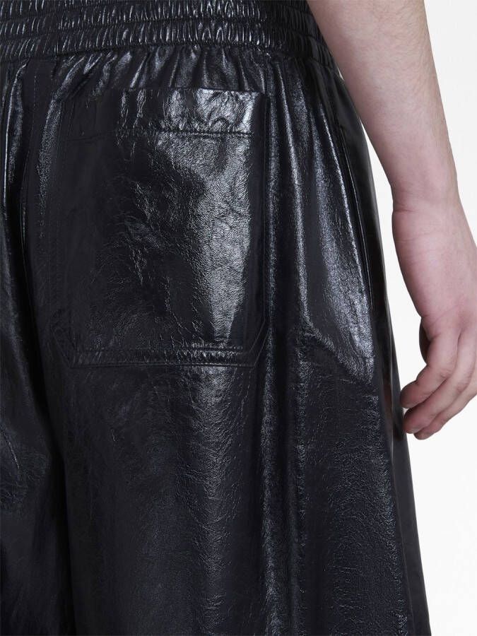 Marni Shorts van imitatieleer Zwart