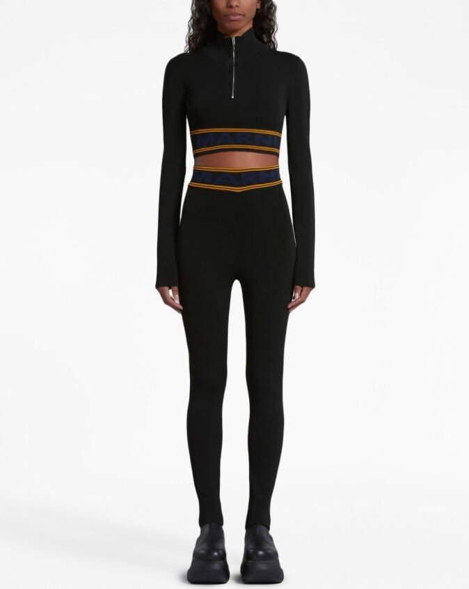 Marni High waist legging Zwart