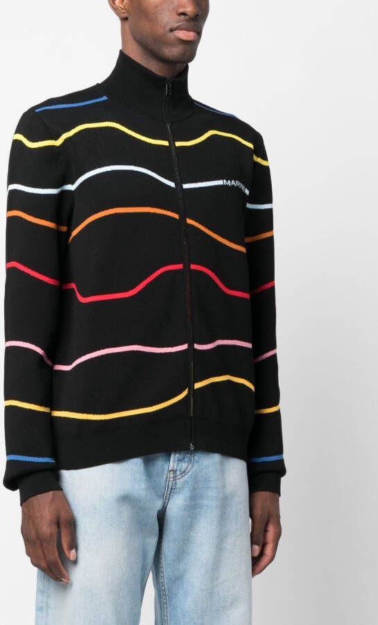 Marni Gestreept vest Zwart