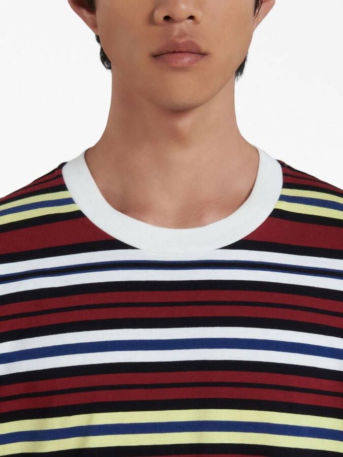 Marni Gestreept T-shirt Blauw
