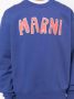 Marni Sweater met logopatch Blauw - Thumbnail 5