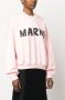 Marni Sweater met logoprint Roze - Thumbnail 3