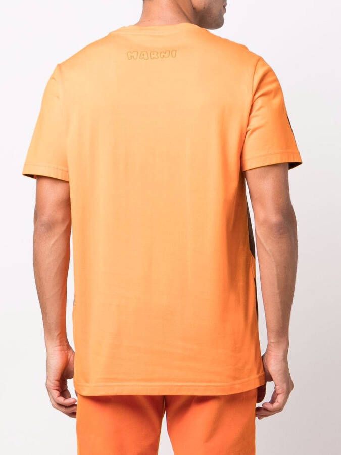 Marni T-shirt met bloemenprint Oranje